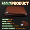 RAINDEWAY 8x8 Feet Super Heavy Duty 18 Mil Brown Poly