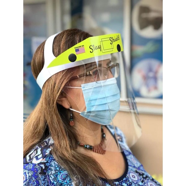 Kool-Lab Dental Face Shield Heavy Duty, Optical Grade Polycarbonate MADE