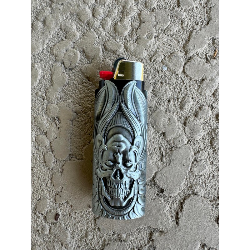 Metal Lighter Case Cover Holder fits BIC Lighter Full Standard