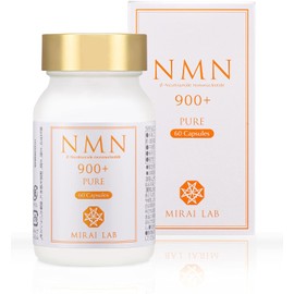 [Japanese NMN] MIRAI LAB NMN Pure 900 Plus (Purity 99.8% / 60 tablets) Aging Care Supplement Acid Resistant (Made in Japan) Single Item
