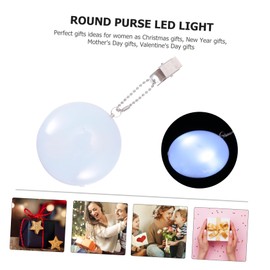 Uonlytech 4 Pcs Handbag Night Light Mini Led Round Light Smart Light for Handbag Lighted Purses Lamp Led Handbag Touch Lamp Original Bag Electronic Component Automatic Miss Charm