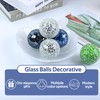 Yazikisa 2.5 Inch Glass Balls Decorative for Bowl Blue 6