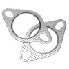 tiokok Aluminum Car 2 Bolt High Temp Exhaust Gasket Flange