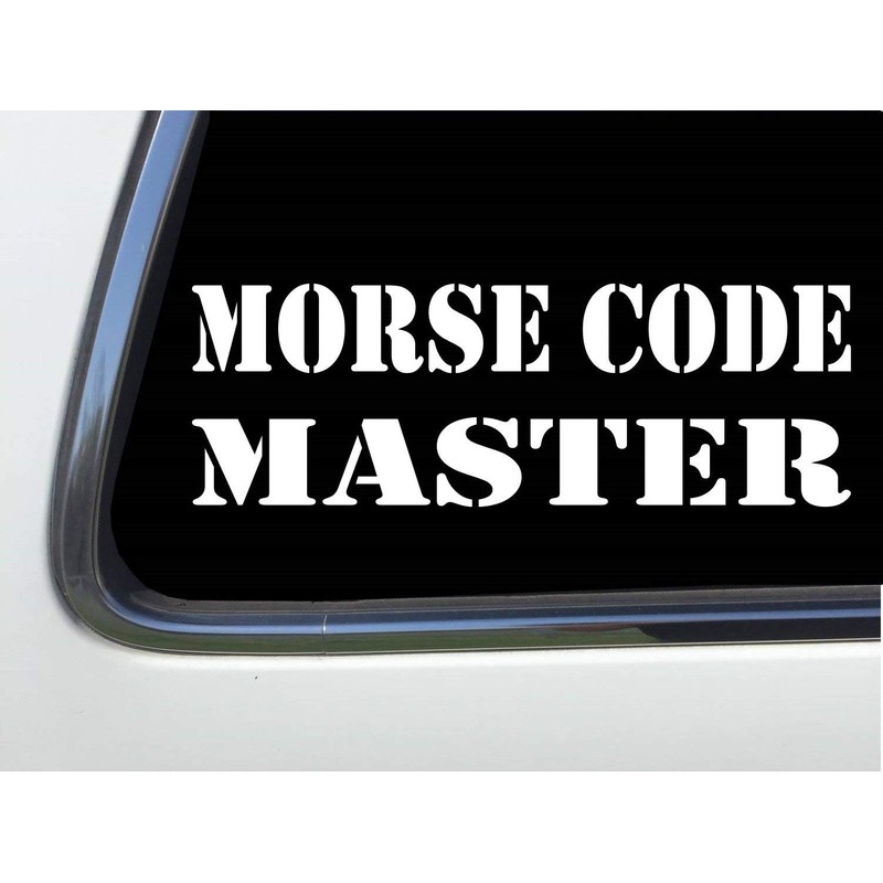 thatlilcabin - HAM Radio Morse Code Master 6" Vinyl Sticker