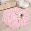 Unbranded Play Tent Mat Hexagon Padded Mat Anti Slip Baby