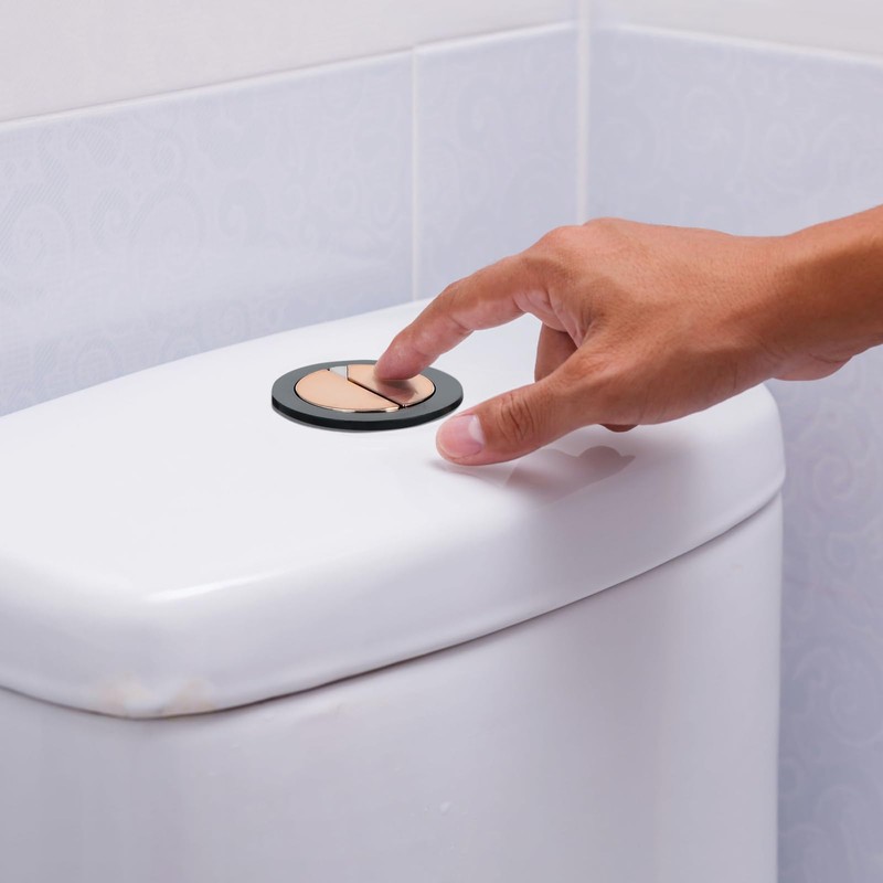 OATIPHO Toilet Push Buttons, Dual Push Flushing Button, 48mm Dual