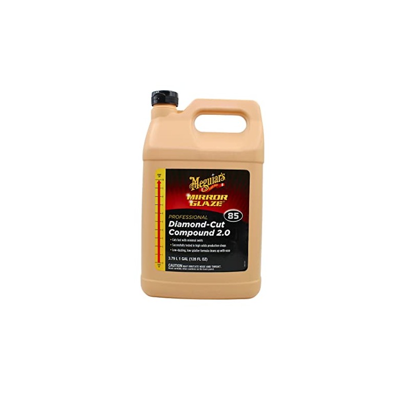 Meguiar's M8401 Mirror Glaze Professional Compound Power Cleaner, 1 Gallon