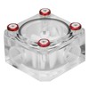 Water Flow Meter LeakingProof Transparent Acrylic Computer WaterCooled Rheometer