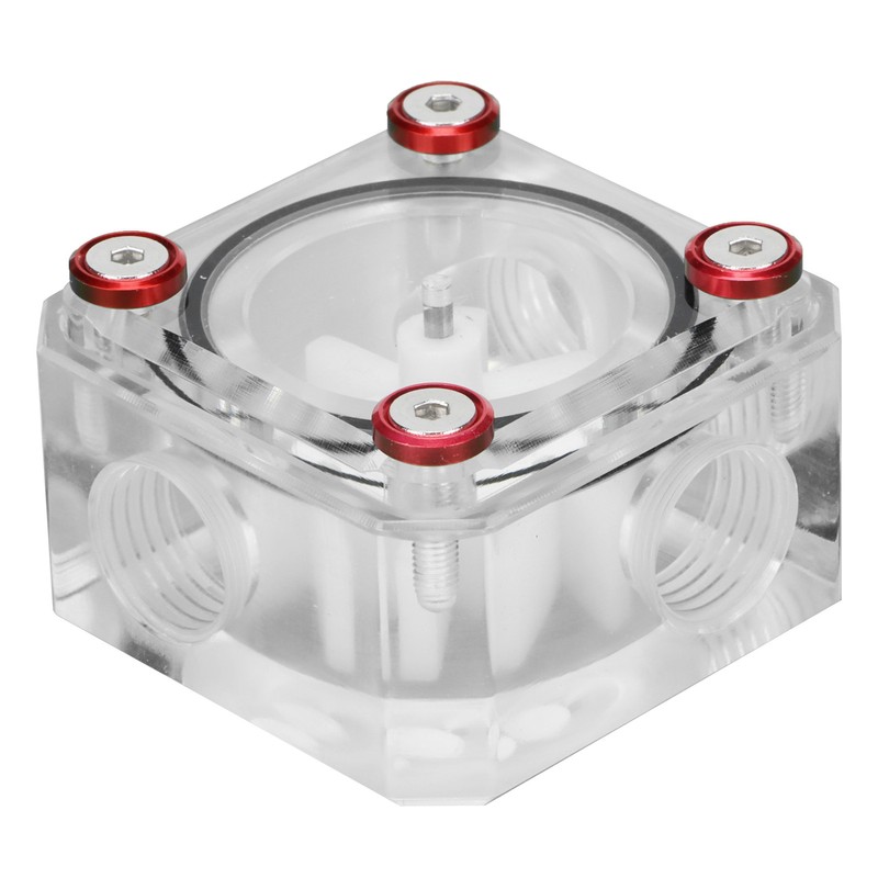 Water Flow Meter LeakingProof Transparent Acrylic Computer WaterCooled Rheometer
