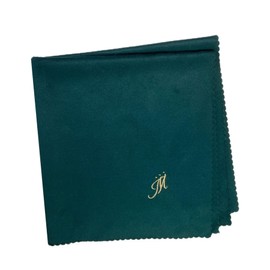 Cleaning Cloth for Musical Instruments (Care Cloth) Atelier Tomahazu Square XL Size (Moss Green)