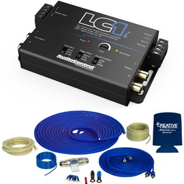 Stinger SS1200XS 4GA Copper 1200W Amplifier Wiring Kit, LC1i 2-Channel Line Output Converter/Line Driver 4 AWG