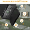 Roravilia Motion Sensor Outdoor Light for House with GFCI Outlet,