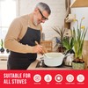 Bakken-Swiss Detachable 15-Piece Cookware Set – Granite Non-Stick – Eco-Friendly