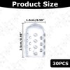 30 Stück Silikon Zehenschutz,Zehenschutz Transparent,Gel Atmungsaktive Zehenkappen,Zehenschutz Kleiner Zeh,Protector Anti-Friction