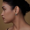 LeCalla 925 Sterling Silver Hoop Earrings | 14K Gold Plated