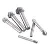 HSS Countersink Cutter Bits, 6.3mm/8.3mm/10.4mm/12.4mm/16.5mm/20.5mm 3-Flute Round Shank Countersink Cutter