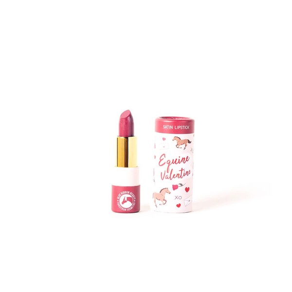 Blue Ribbon Beauty Equestrian Cosmetics Equine Themed Satin Lipstick -