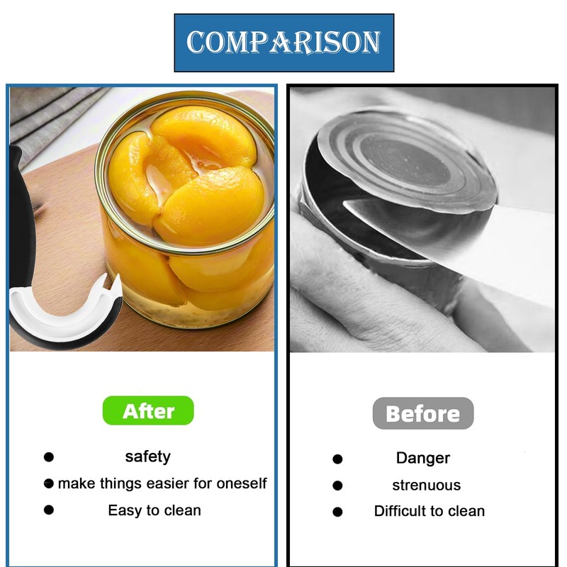 4 Pcs Ring Pull Can Opener Aid, Can Pull Tin