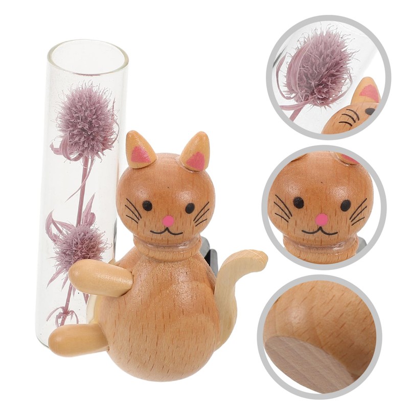 ABOOFAN Magnetic Cat Fridge Magnet Aromatherapy Car Vent Flower Vase
