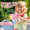 Bubble Guns with Bottles Bubble Refill Solution, Bubble Machine for