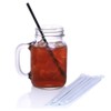 BarConic® Individually Wrapped Black Straws - 500 Pack