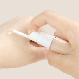 Spatula Foundation Vacuum Travel Dispenser Bottle for Cosmetic Sub-packaging Clear 15ml 10ea