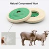 ANCIRS 5 Pack 4 Inch Round Wool Felt Disc Wheel