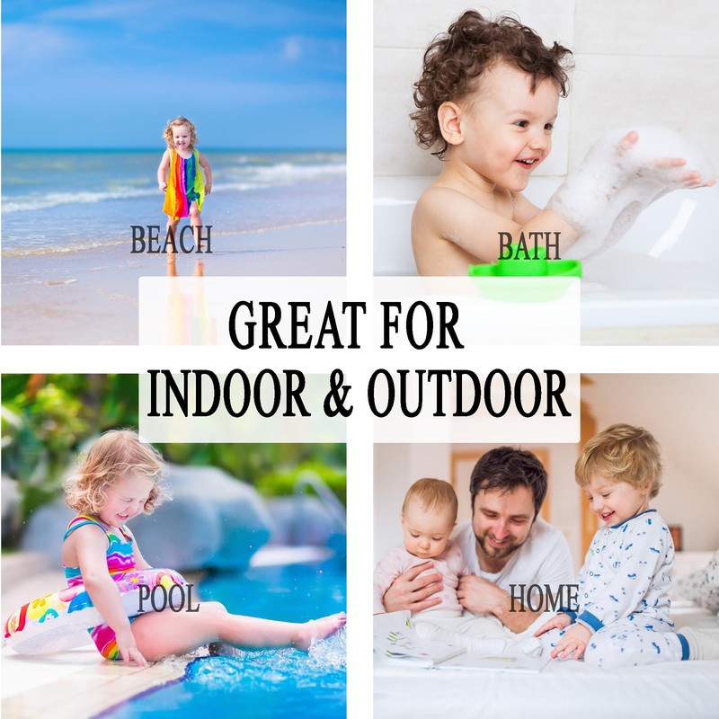 Blue Kids Hooded Beach Towel for Boys 21.6'' x 23.6''