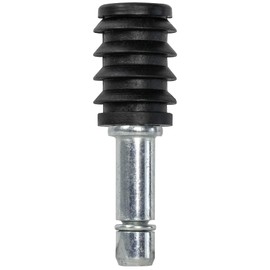 WAGNER 11008399 Pin + Round Tube Sleeve 2-Piece Diameter 17/20/8 mm Height 26/26/60 mm for Furniture Castor / Furniture Glides with Holder 8 mm Galvanised Steel / Plastic Clamping Ring