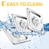 3PCS Stainless Steel 1/6 Gastronorm Pan Lid Stainless Steel Lid