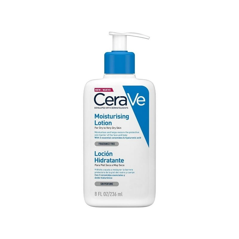 Loción Hidratante Facial de Noche CeraVe Piel normal a Seca
