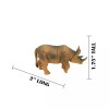 DILLON Rhino, Rhinoceros 3D Interlocking Puzzle Plastic Replica 3" -