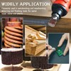 Abrasive Flap Wheel Sander Set, 48 Pcs Drill Sanding Attachment,