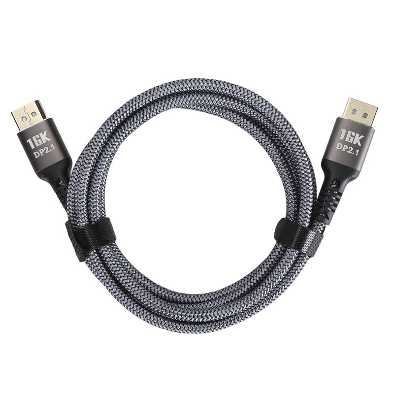 DisplayPort 2.1 Cable 16K 30Hz 40Gbps 3D Dynamic HDR Male