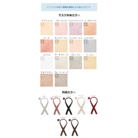 [Bijoubox] マスク バイカラー 立体 20枚入 小顔マスク 不織布 3Dマスク 使い捨て マスク 立体マスク 小顔 チークマスク メンズ 男女兼用 (Cサイズ(13.8cm×11.3cm), グレージュ) grge