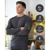 WEERTI Thermal Underwear for Men Long Johns with Fleece Lined,
