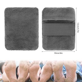 Dohia Sand Remover for Beach Sand Removal Bag Soft Wipe Off Mitt Beach Sand Cleaner Beach Vacation Camping Essentials ST1-HTCSD (Small Grey)