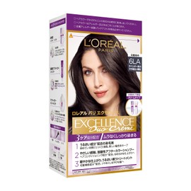 L'Oréal Paris Excellence R Cream Type Hair Color for Gray Coverage, 6LA Light Bright Lavender Chestnut