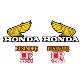 Evolution MX 1978 Honda CR 100M Elsinore Gas Tank And Side Panel Decal Set VINTAGE MOTOCROSS
