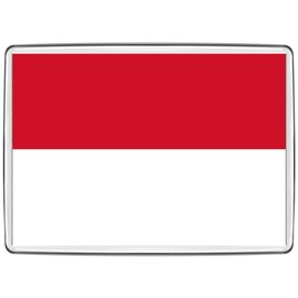 Pixly® Indonesia Flag Fridge Magnet Large Jumbo Size Indonesian Keepsake Country Souvenir Novelty Refrigerator Magnets Gift