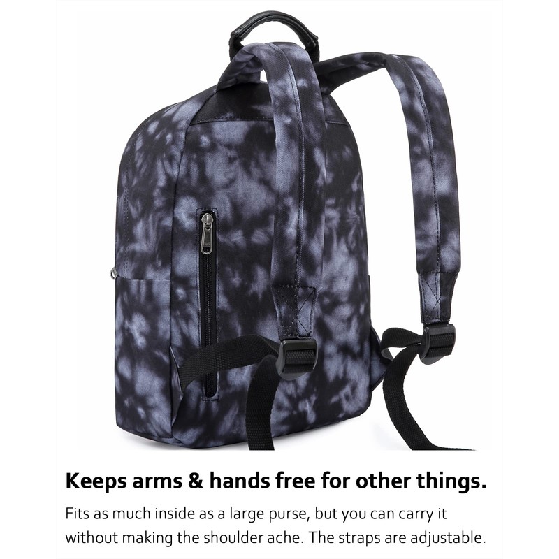 HotStyle SIMPLAY+ Mini Backpack Tie Dye Patterns Cute Small Backpacking