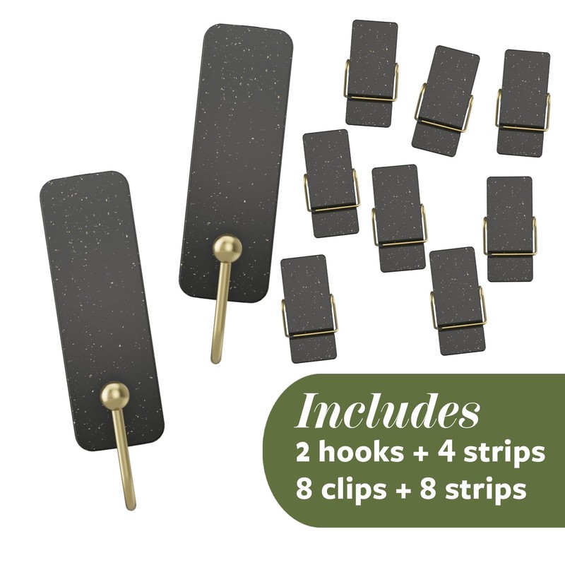 Command Mixed Hooks Pack, 10 Soot Hooks, 12 Strips (2