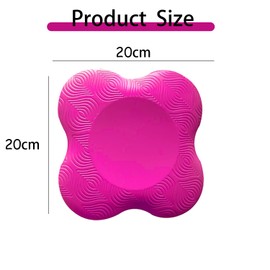 2-Piece Knee Cushion Yoga, Yoga Accessories, Non-Slip Knee Pad Mat Set, Wear-Resistant, Protects the Knees, Hands, Wrists and Elbows, Pink