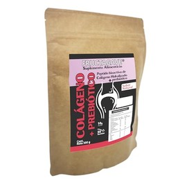 FRUCTAGAVE Péptidos Bioactivo de Colágeno Hidrolizado Puro + Prebiotico 500 g Sabor Natural