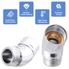 Mesee 2 Packs Shower Head Adapters 135 Degree Angle Shower-Head