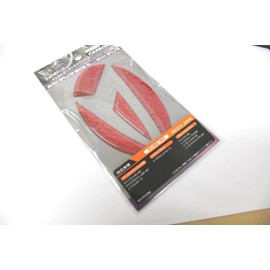 HASEPRO ( ハセ・プロ ) マジカルカーボンNEO【フロントエンブレム】(レッド) ダイハツ3 ムーヴカスタム LA100S NED-3R