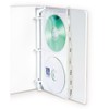 C-Line Deluxe CD Ring Binder Storage Pages with Index Tabs,