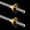 T8 Lead Screw 300mm / 11.81 inch Length + Brass