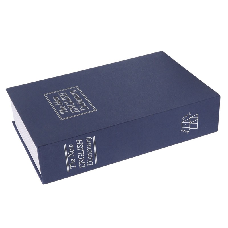 Dictionary Coin Piggy Banks Money Saving Box with Coded Lock