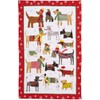 Ulster Weaver Snow Dogs Cotton Tea Towel